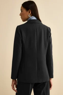 Giacca Bistretch Foderata Regular Fit - NERO