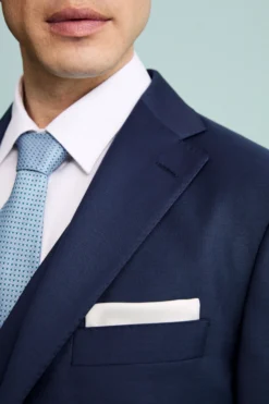 Giacca da Cerimonia in Lana Vergine Drop 6 - BLU