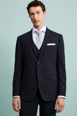Giacca Elegante Monopetto in Lana Vergine Drop 6 - BLU
