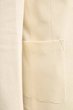 Giacca in Cotone con Pettorina e Cappuccio - NATURALE