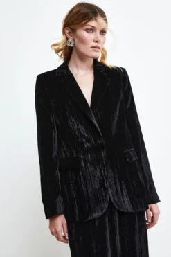 Giacca in Velluto da donna - NERO