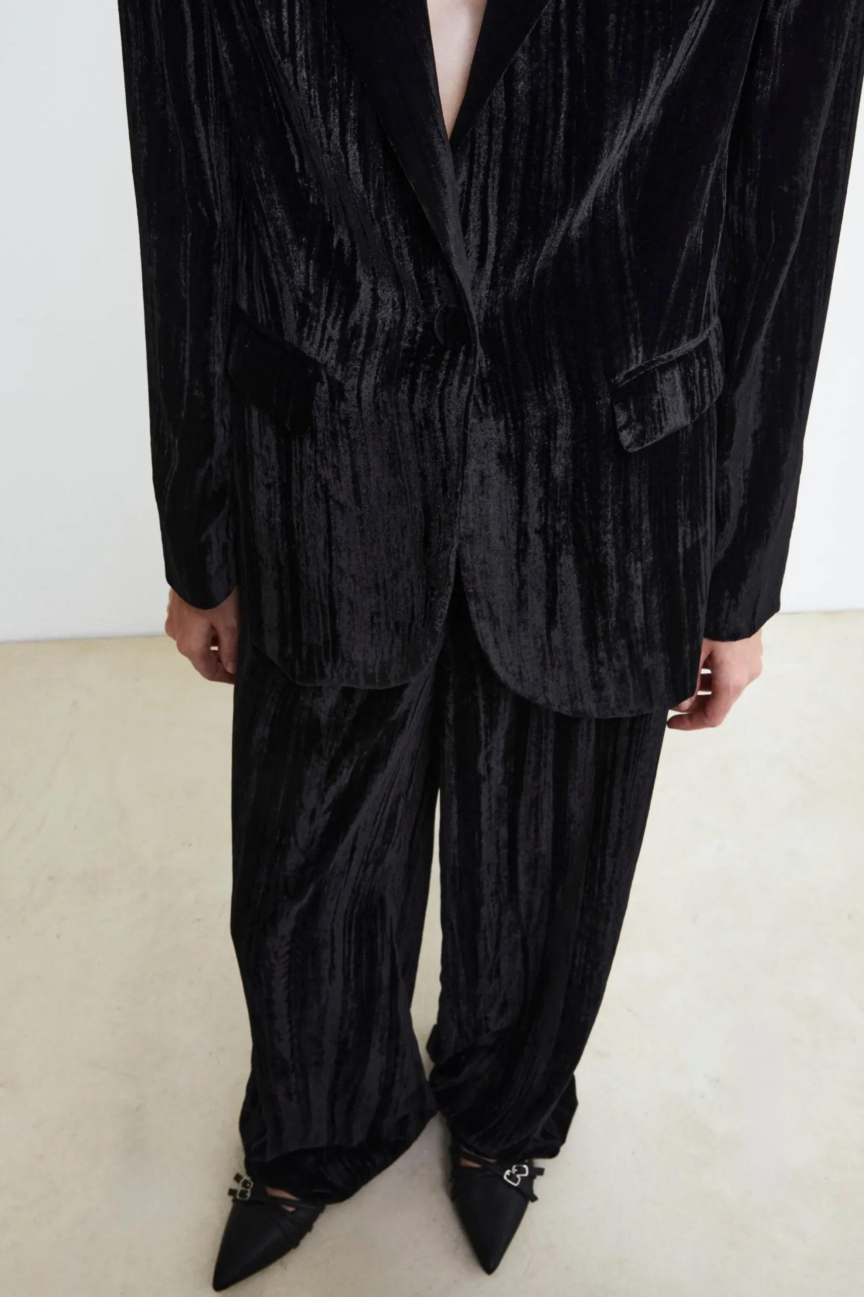 Giacca in Velluto da donna - NERO