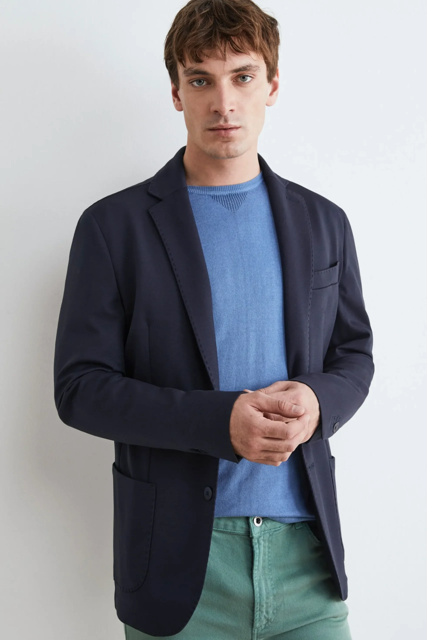 Giacca jersey uomo - BLU