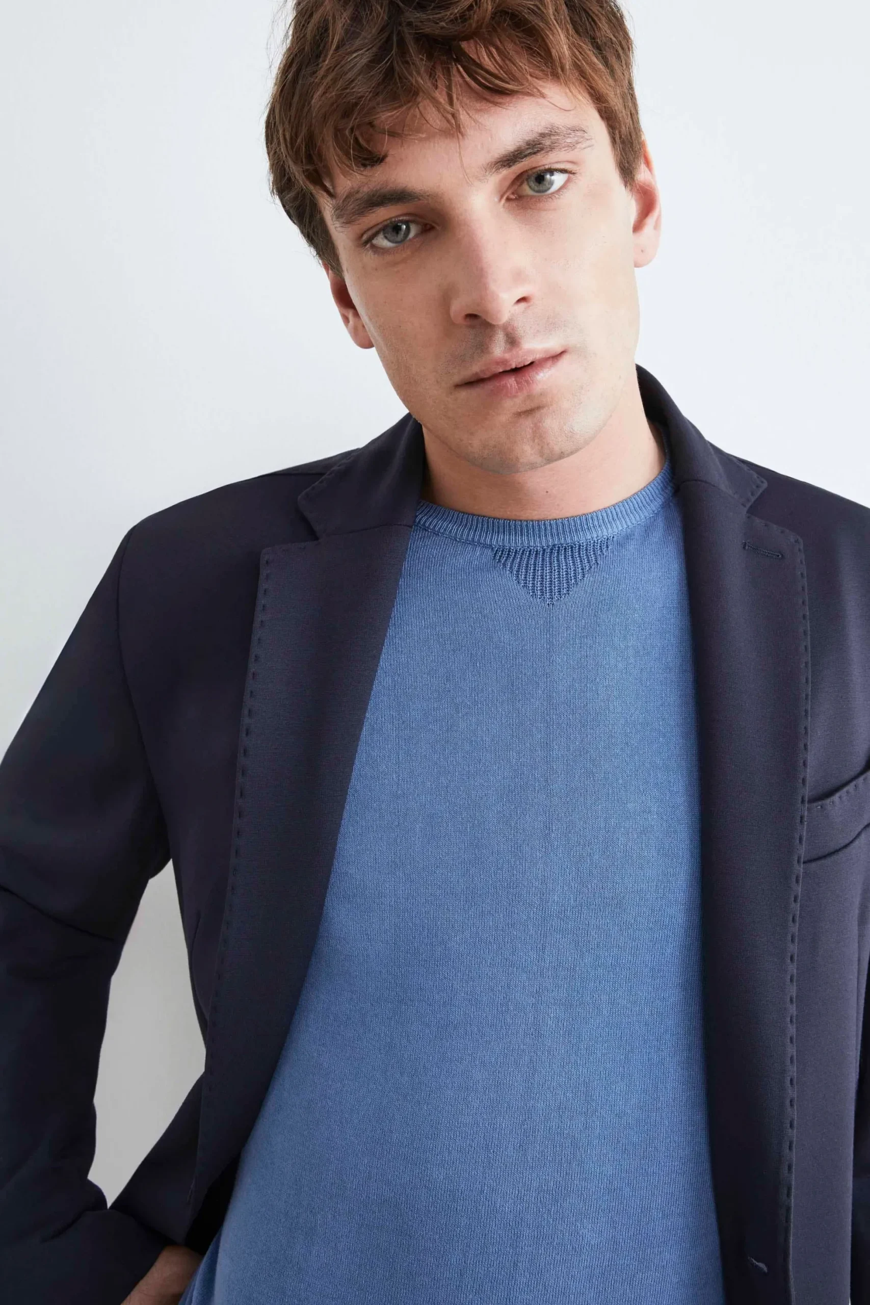 Giacca jersey uomo - BLU