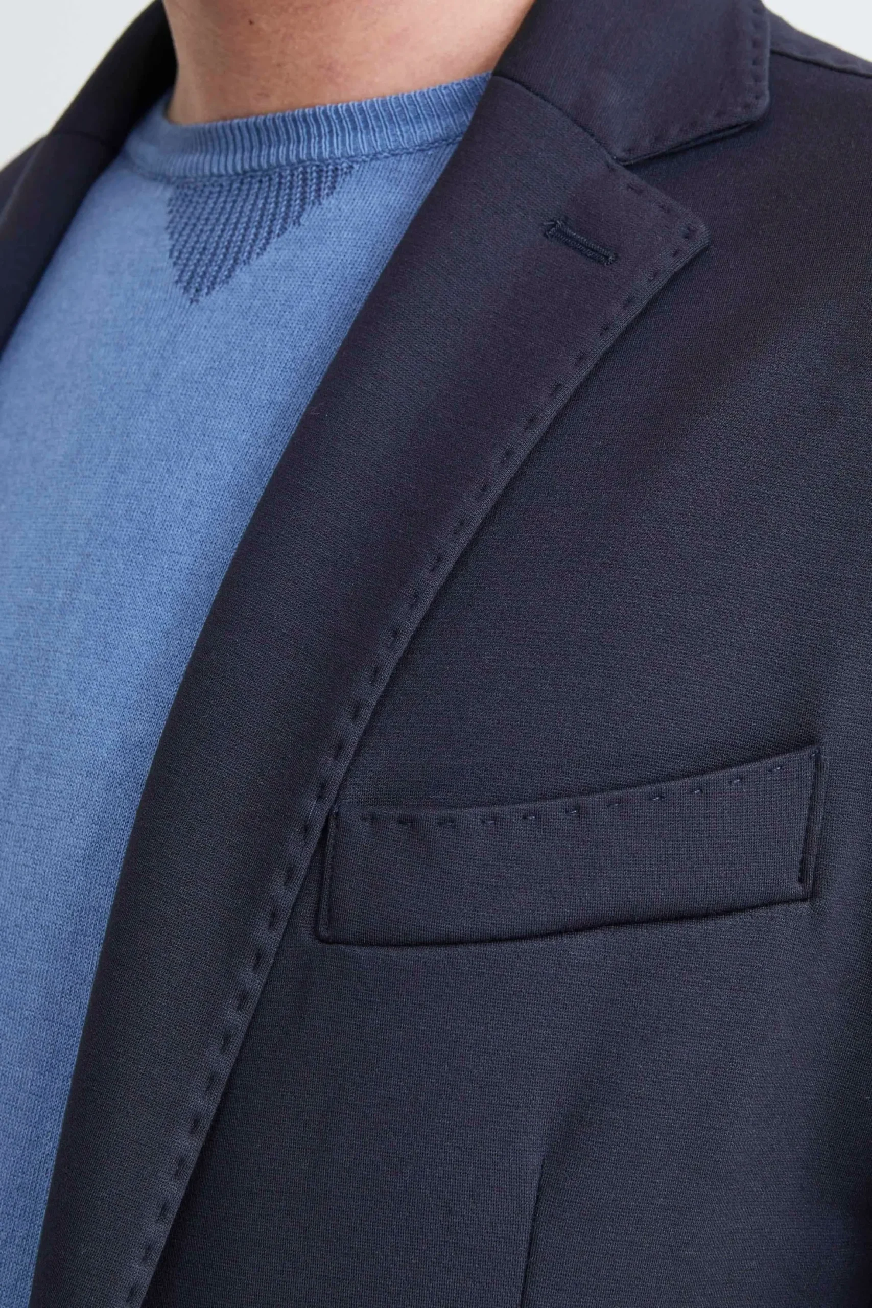 Giacca jersey uomo - BLU