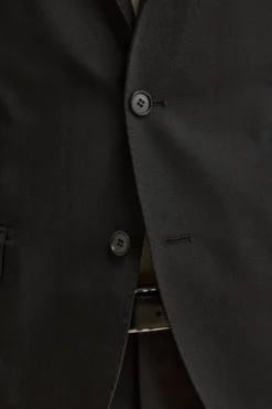 Giacca Monopetto Elegante con Revers Classico Drop 6 - NERO