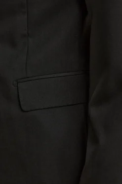 Giacca Monopetto Elegante con Revers Classico Drop 4 - NERO