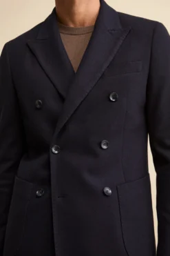 Giacca Semifoderata Doppiopetto Regular Fit - NAVY