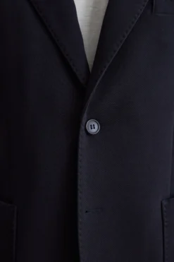 Giacca Slim Fit Semifoderata Revers Classico - BLU