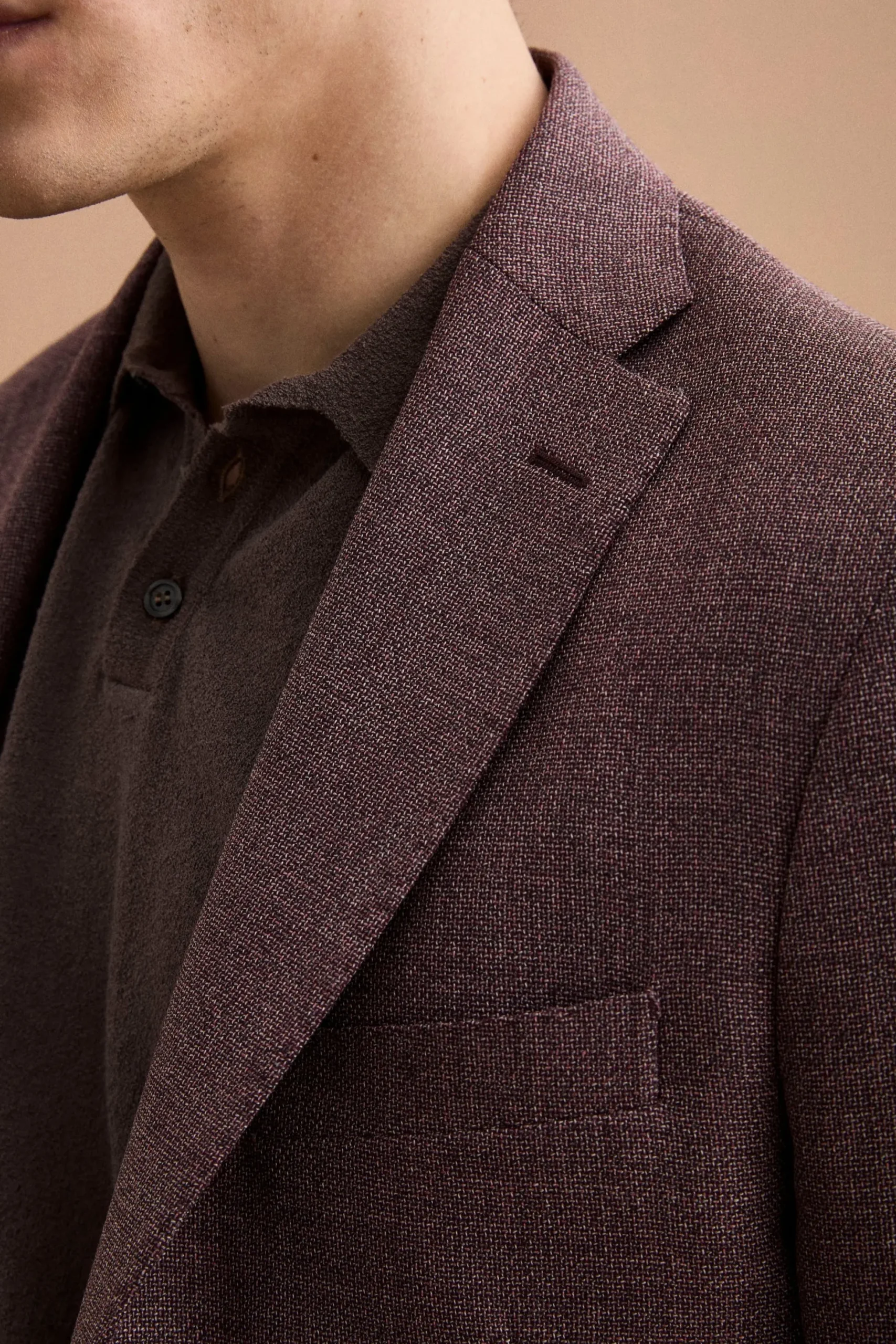 Giacca Slim Fit Semifoderata in Lana Vergine - MALVA