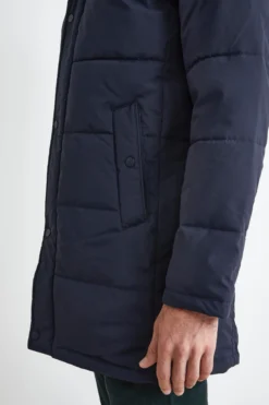 Giaccone Lungo Trapuntato - BLU