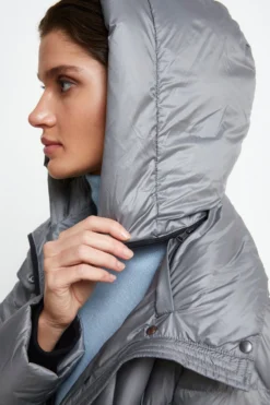 Giaccone Midi Imbottito - GRIGIO