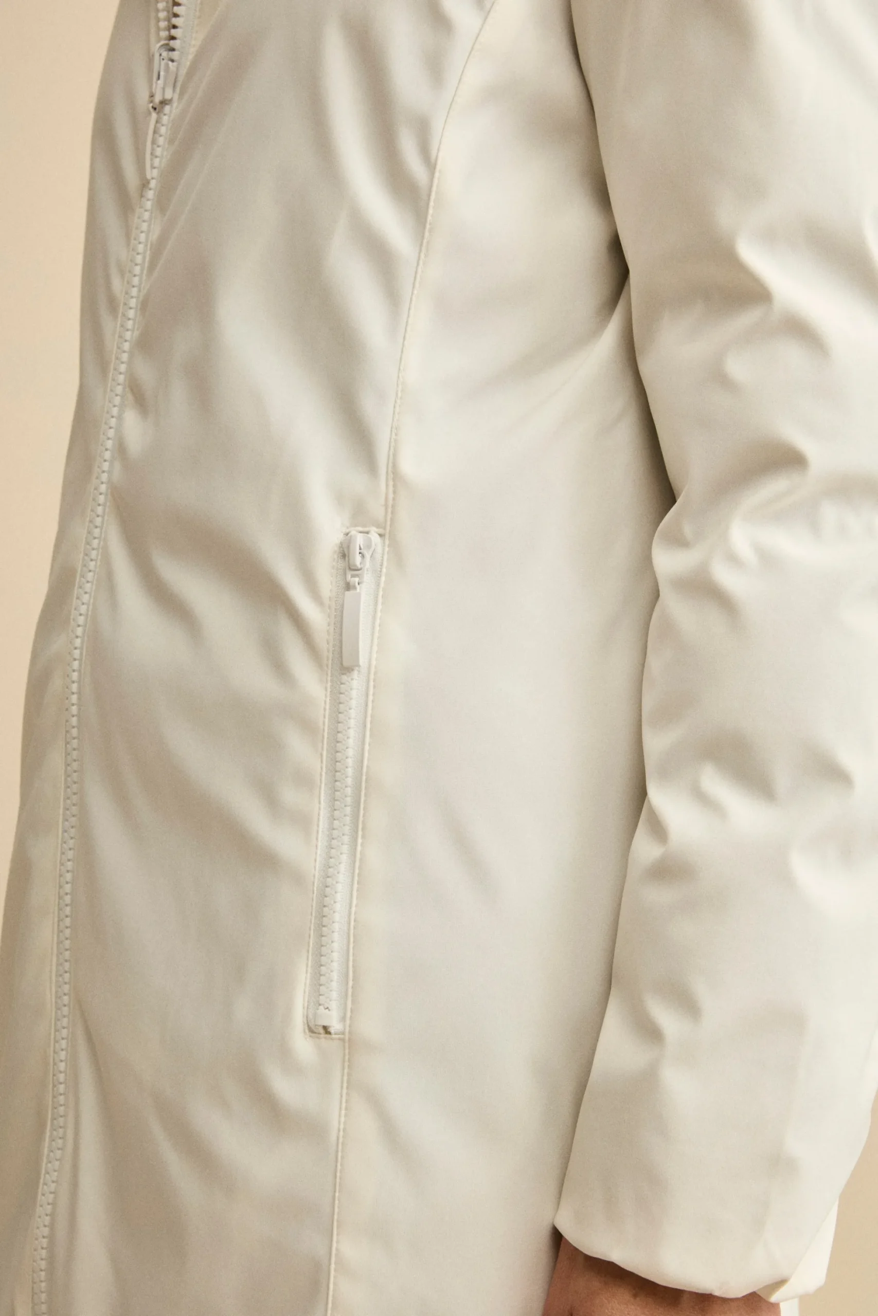 Giaccone Reversibile Imbottito - GESSO