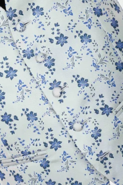 Gilet a fiori - FANT. GRIGIO/BLU
