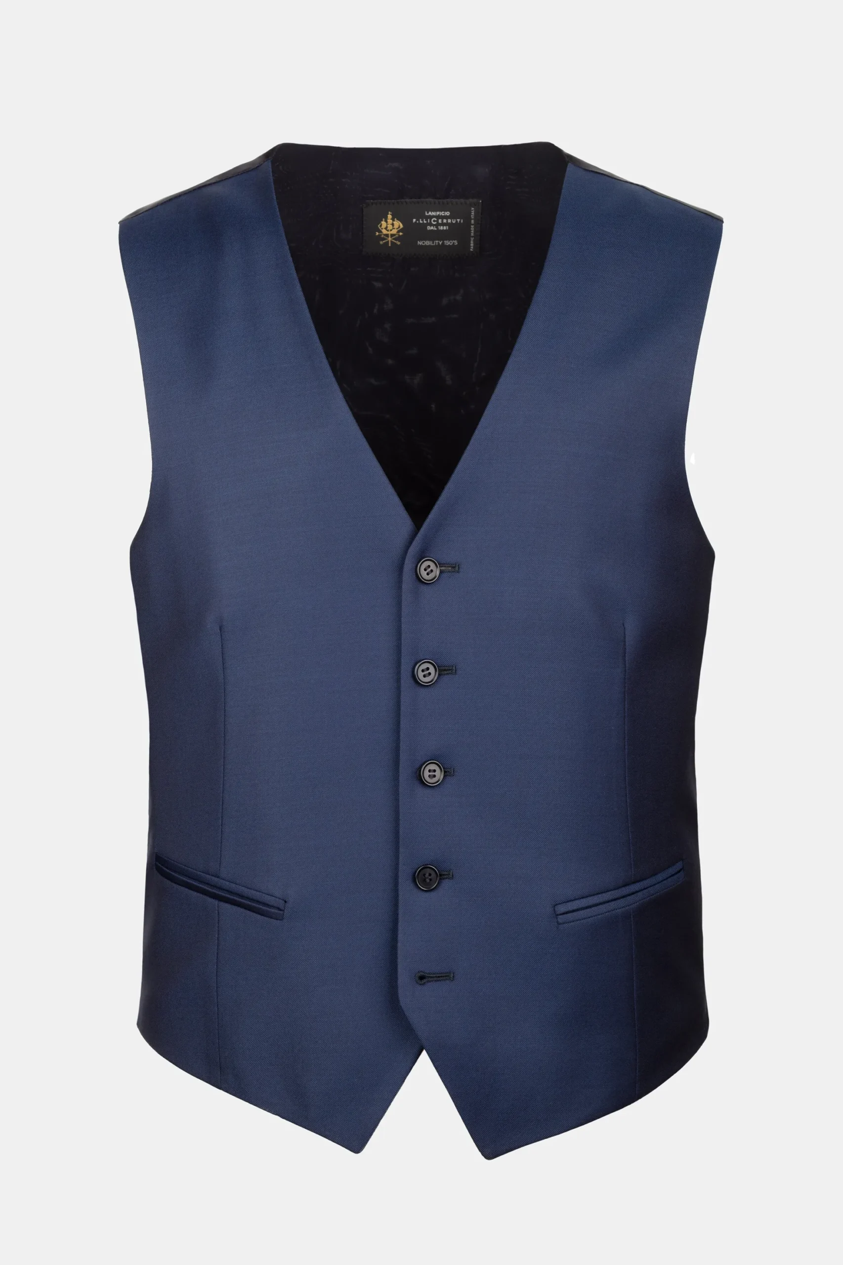 Gilet blu in lana - BLU