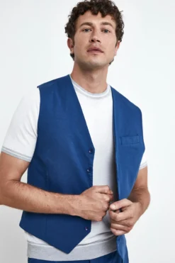 Gilet Casual in Cotone - ROYAL