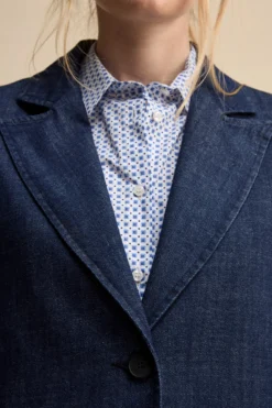 Gilet Lungo in Denim - JEANS