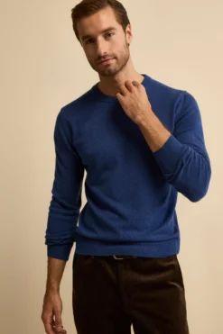 Girocollo in cashmere e seta - JEANS