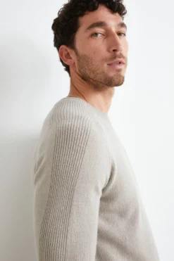 Girocollo in Lana e Cashmere - GRIGIO