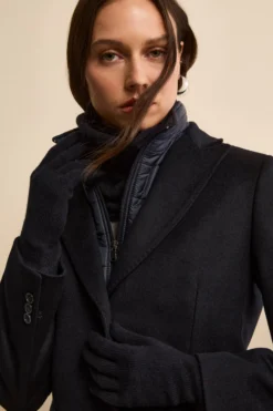 Guanti in cashmere - BLU MARINE