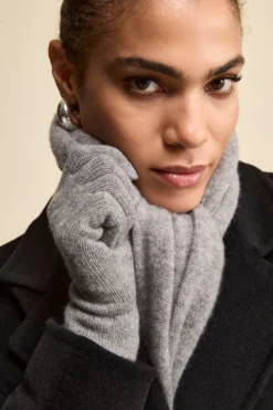 Guanti in cashmere - GRIGIO MEDIO