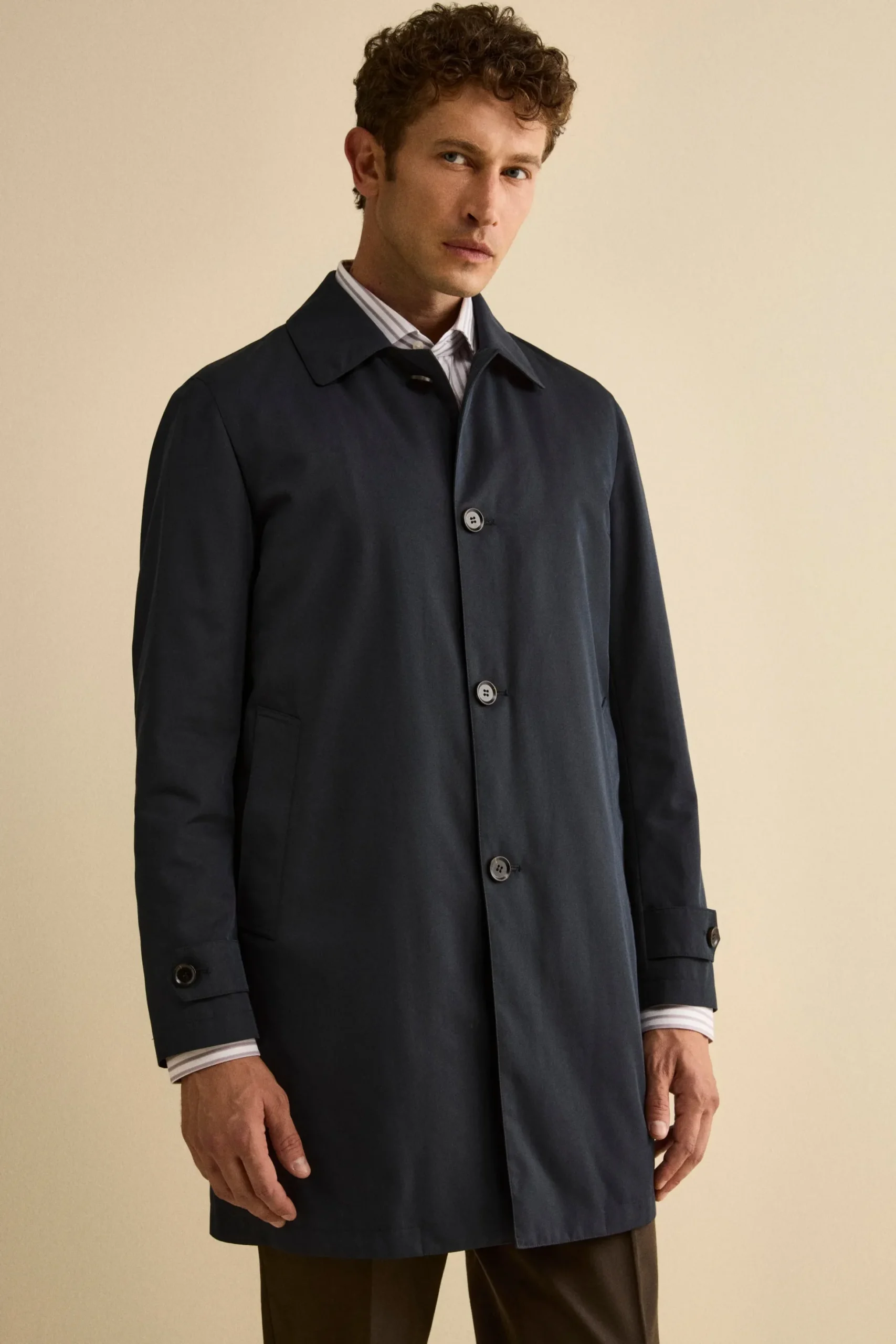 Impermeabile Invernale Midi con Trapunta - BLU