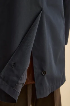 Impermeabile Invernale Midi con Trapunta - BLU
