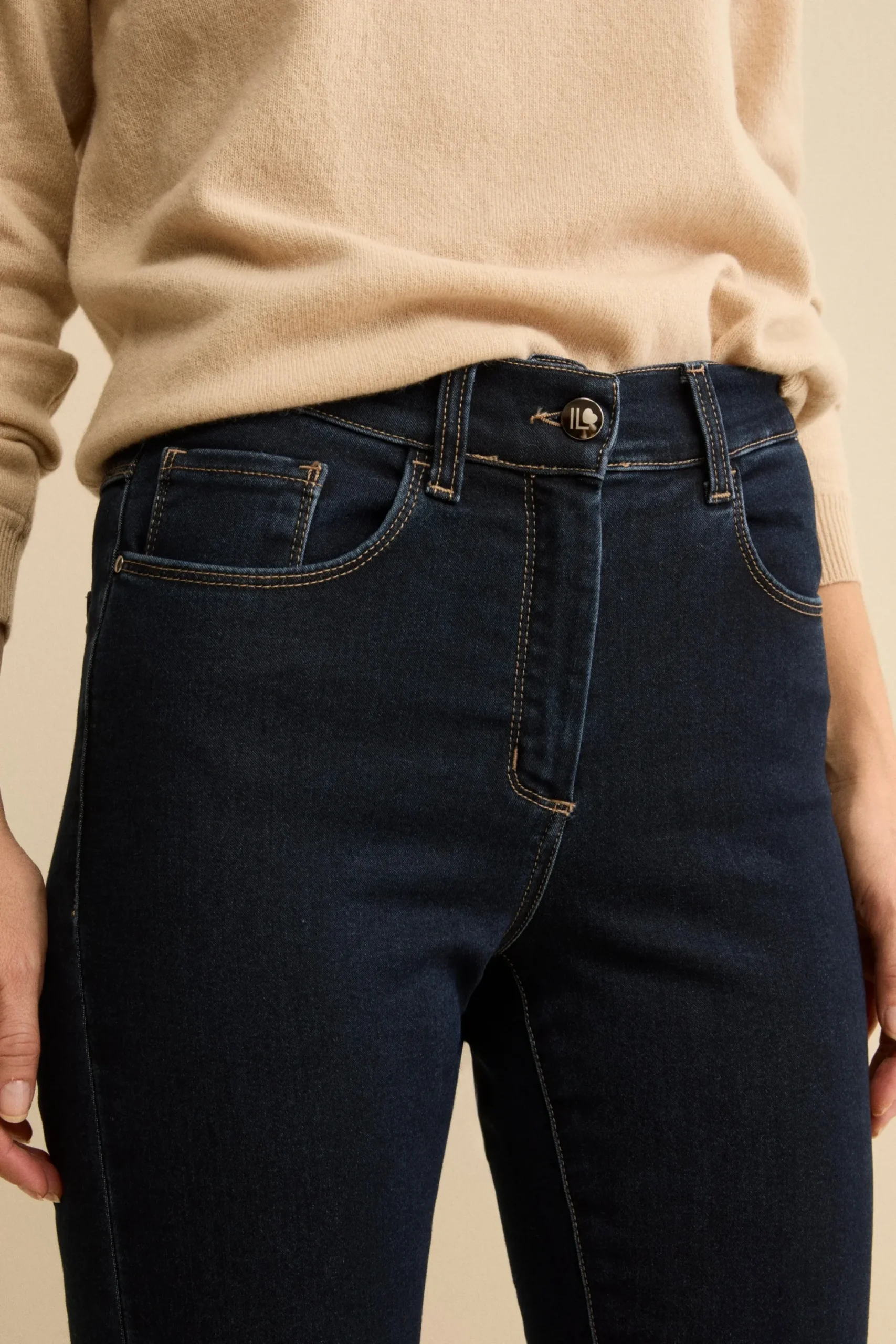 Jeans a Sigaretta Slim Fit in Misto Cotone - JEANS