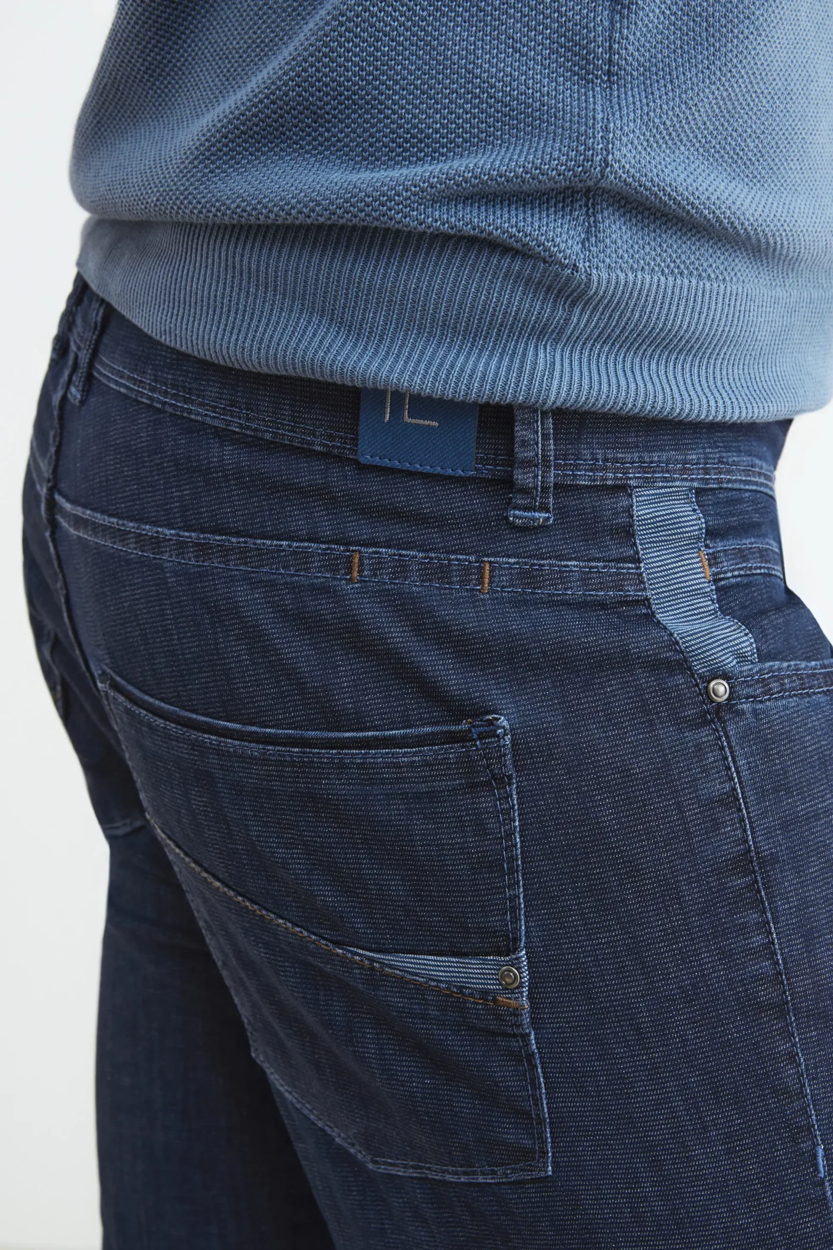 Jeans da uomo slim - INDACO