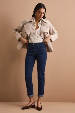 Jeans Straight Cinque Tasche - DENIM SCURO