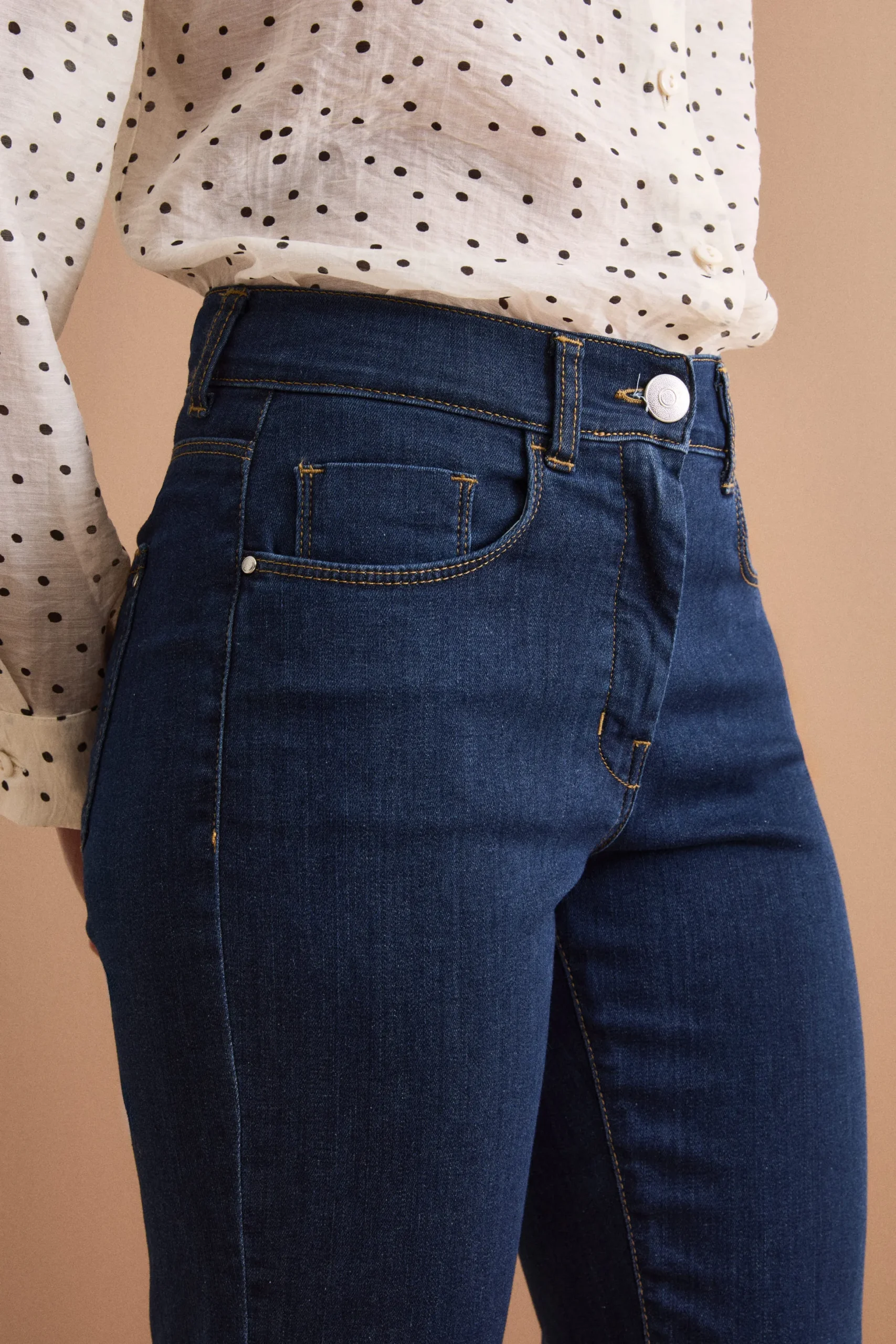 Jeans Straight Cinque Tasche - DENIM SCURO