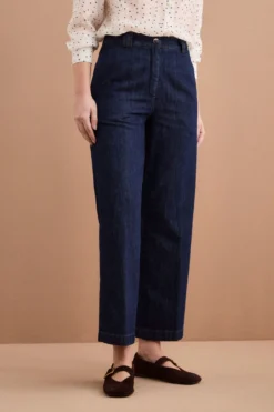 Jeans Straight in Cotone - DENIM