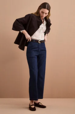 Jeans Straight in Cotone - DENIM