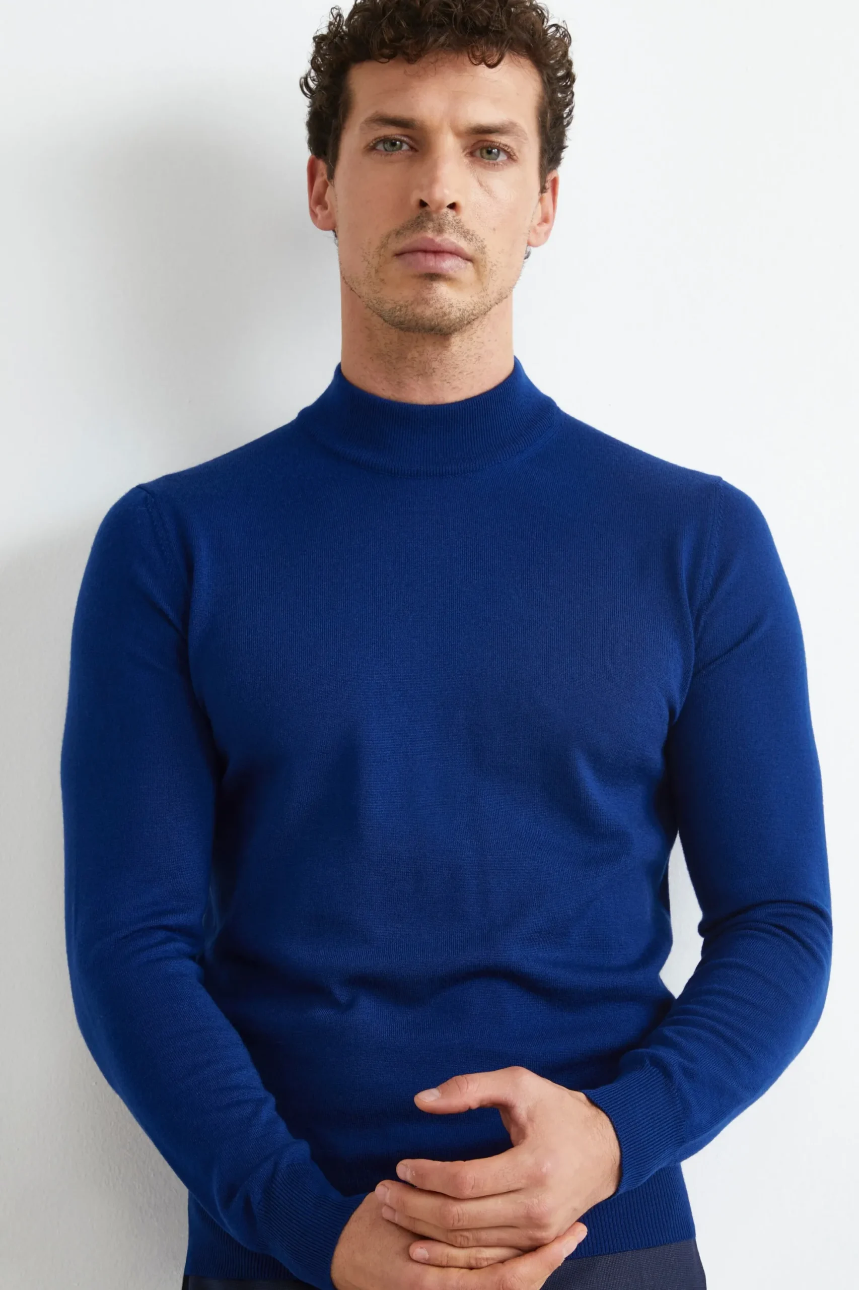 Lupetto in Lana Merino - BLU APERTO