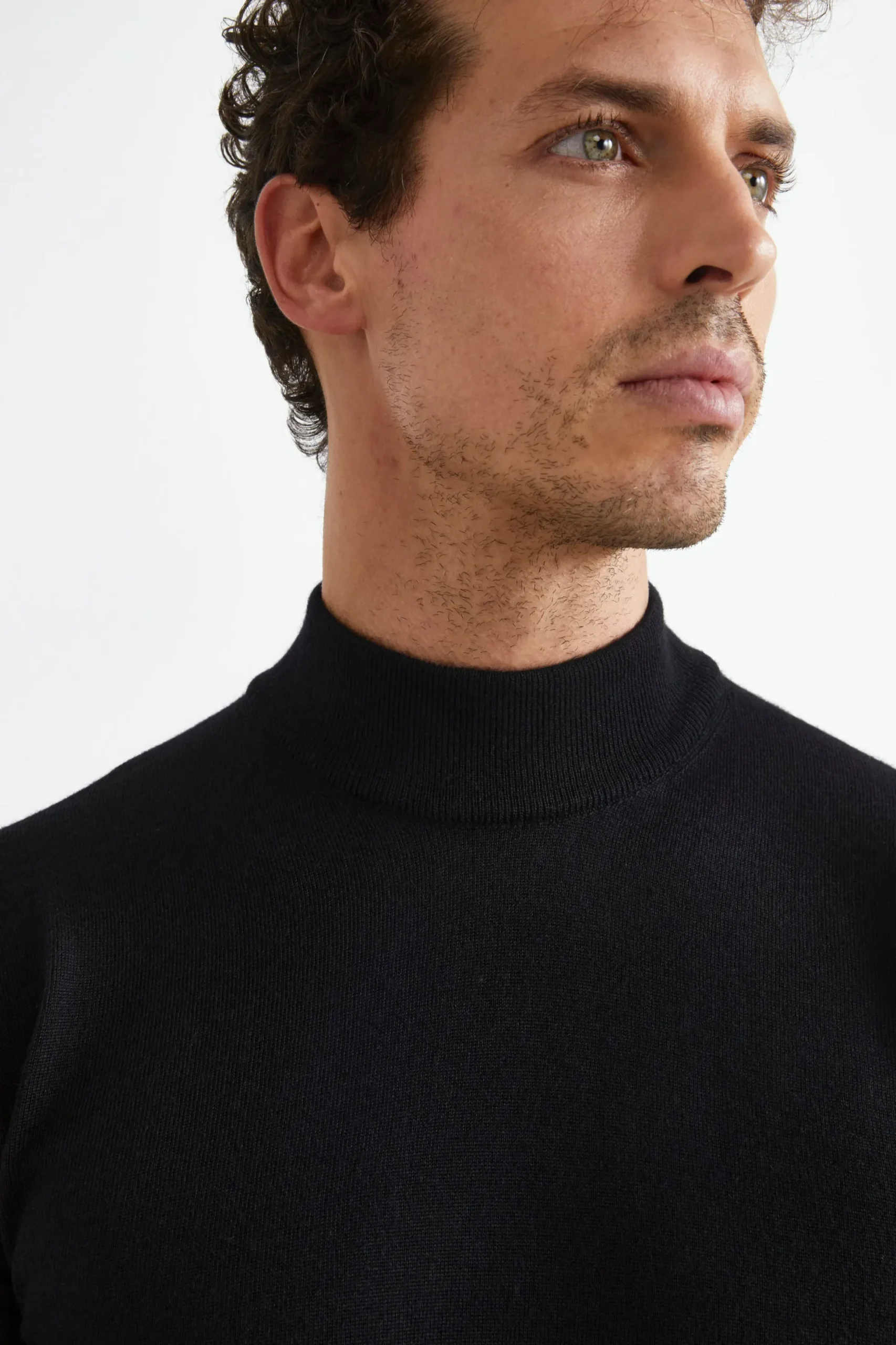 Lupetto in Lana Merino - NERO