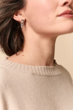 Maglia Barchetta in Cashmere - STUCCO