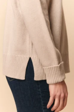 Maglia Barchetta in Cashmere - STUCCO