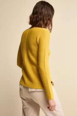 Maglia Barchetta in Lana Merino - CURRY