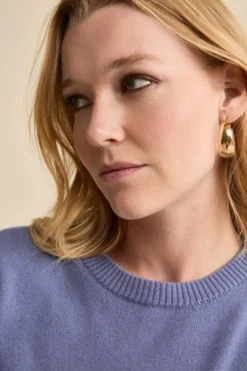 Maglia Barchetta in Puro Cashmere - LAVANDA