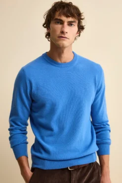 Maglia girocollo in lana - BLUETTE
