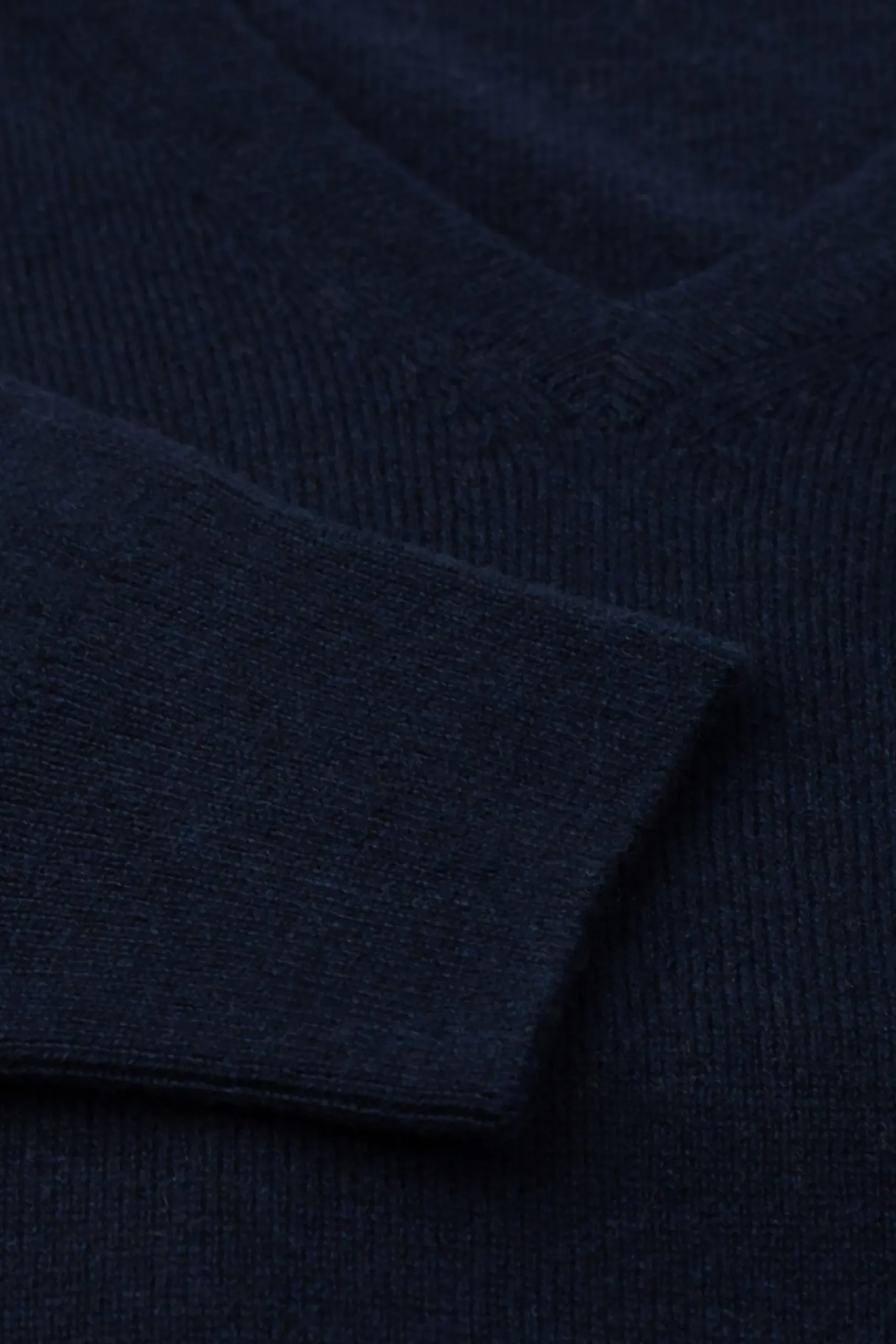 Maglia scollo V in cashmere - BLU