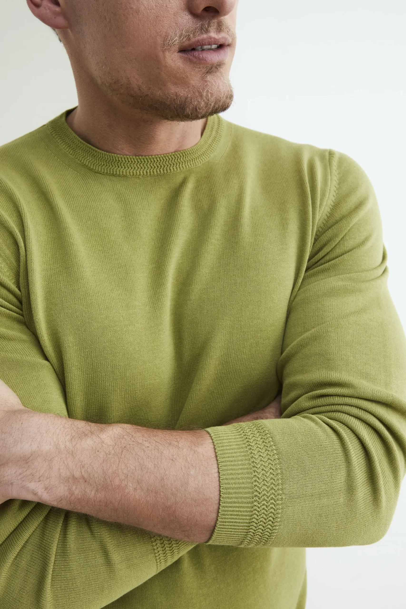 Maglia slim girocollo - LICHENE
