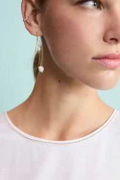 Maglietta Girocollo in Jersey di Cotone - BIANCO