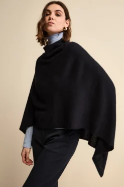 Mantella in cashmere da donna - BLU MARINE