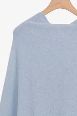 Mantella in cashmere da donna - CIELO