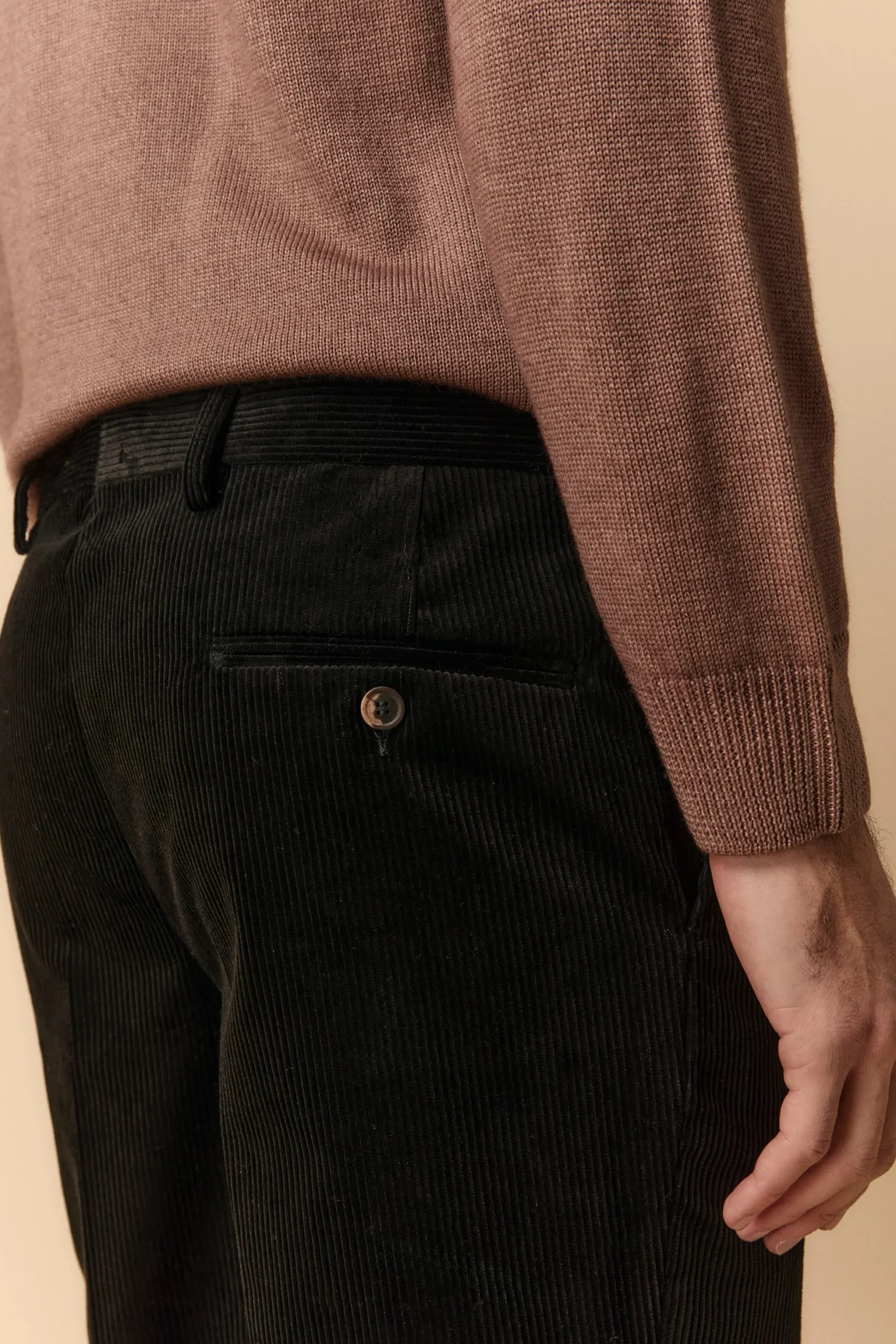 Pantalone a Coste in Velluto - BLU