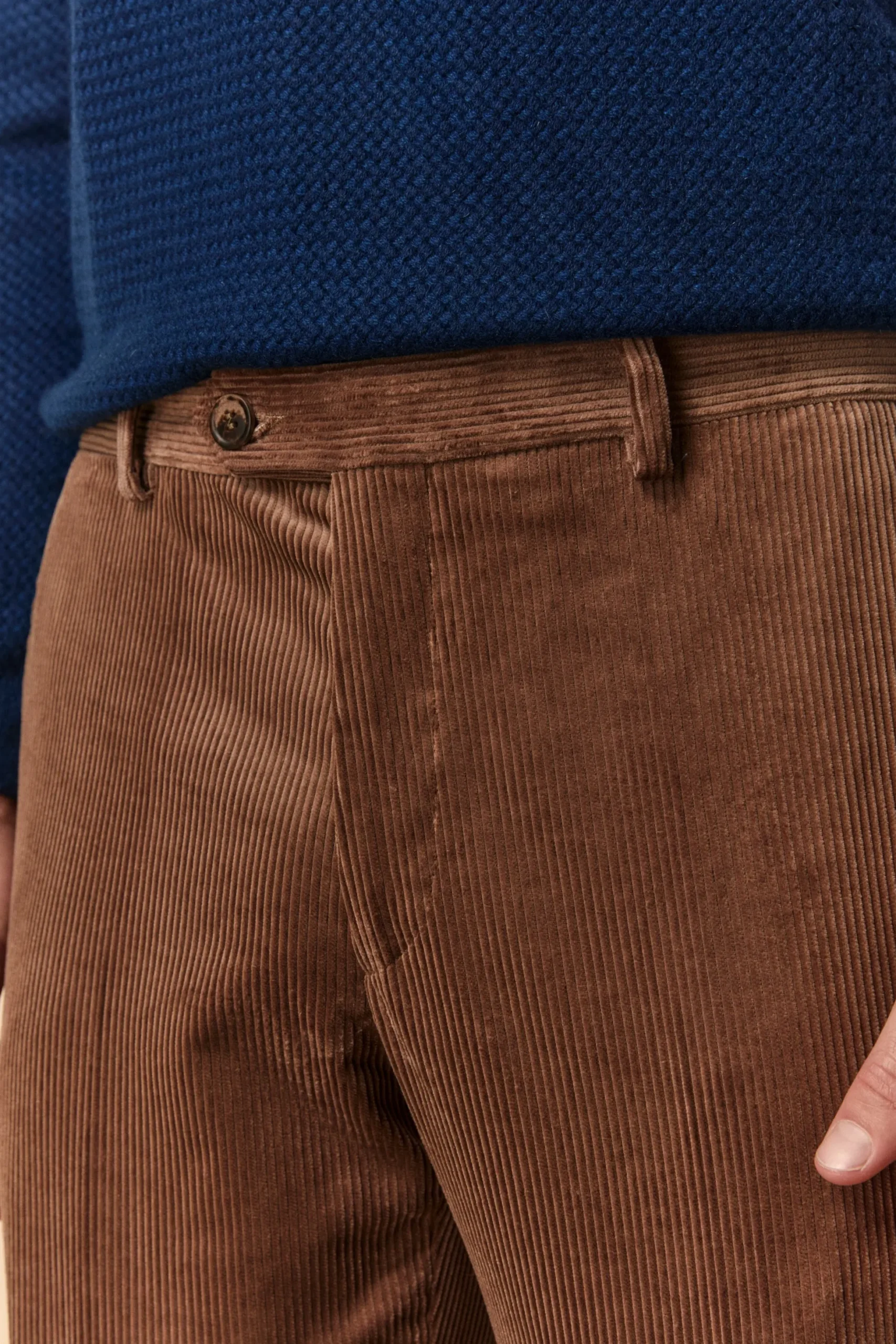Pantalone a Coste in Velluto - TERRA
