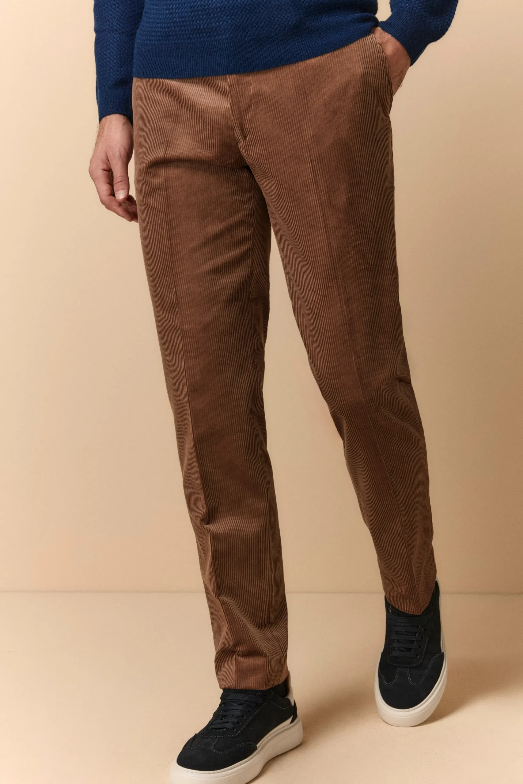 Pantalone a Coste in Velluto - TERRA