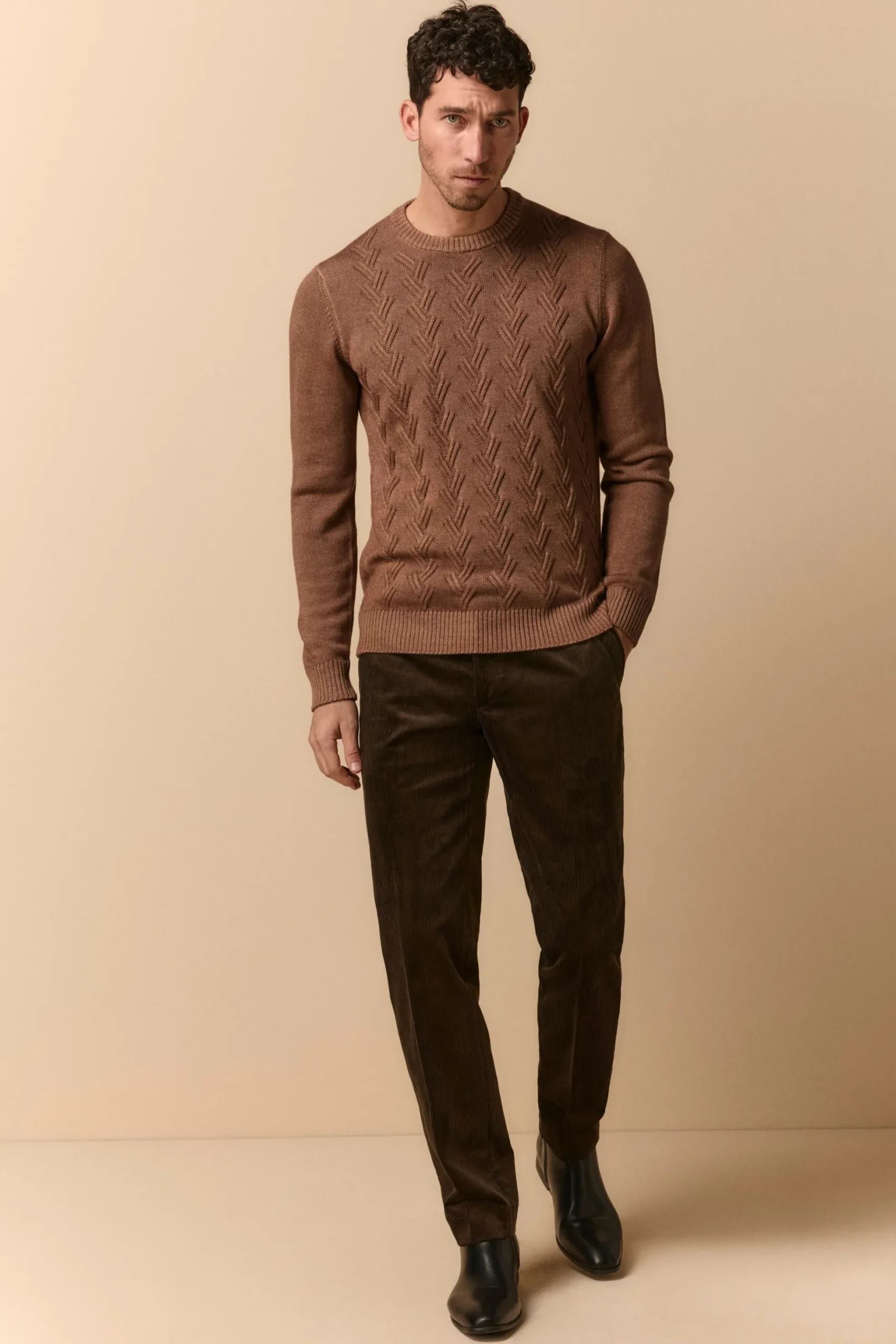 Pantalone a Coste in Velluto - VERDONE