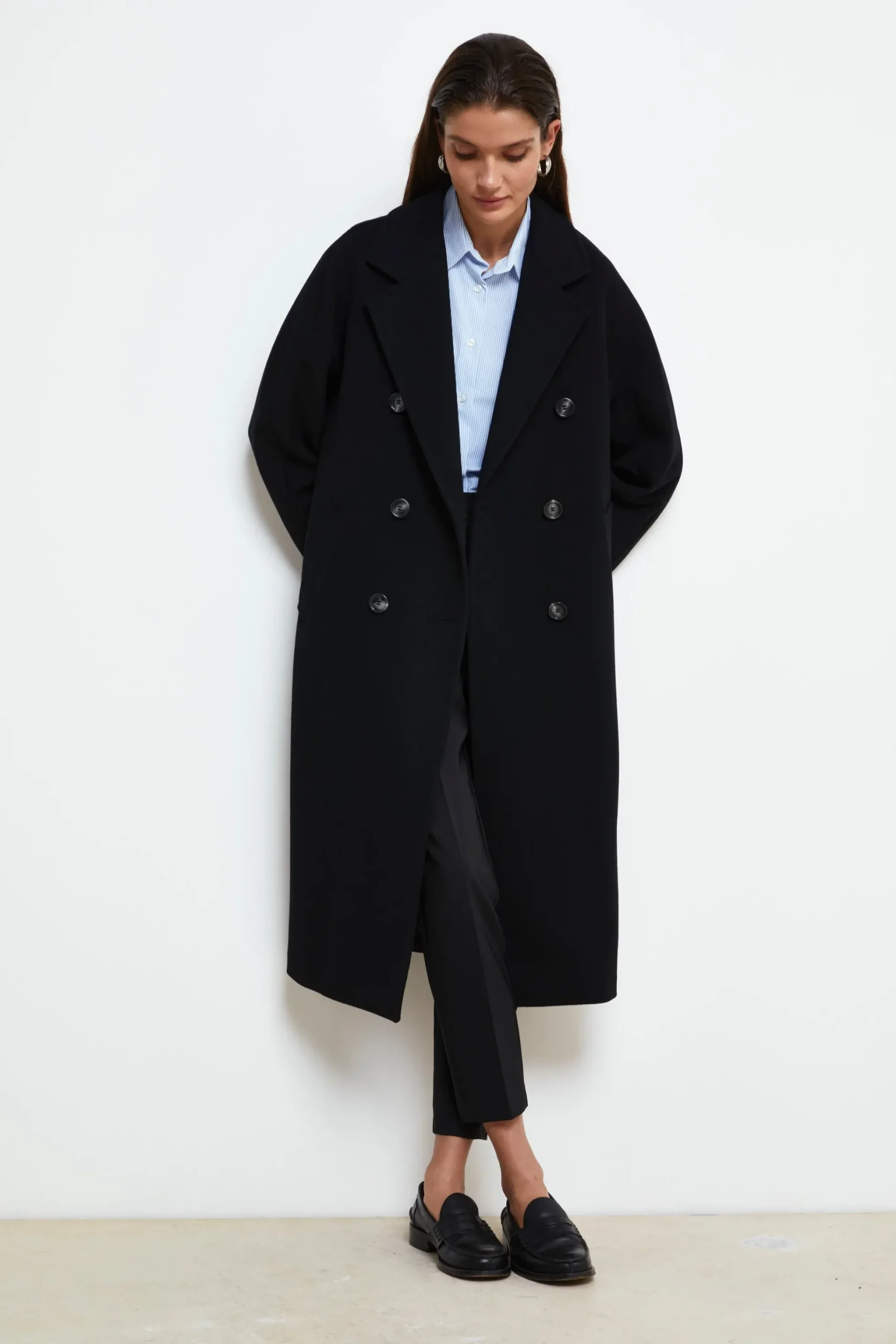 Pantalone aderente in jersey - NERO
